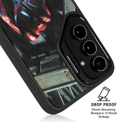 Marvel Spiderman New Suit Spiderman Galaxy S26 Plus Kickstand Case