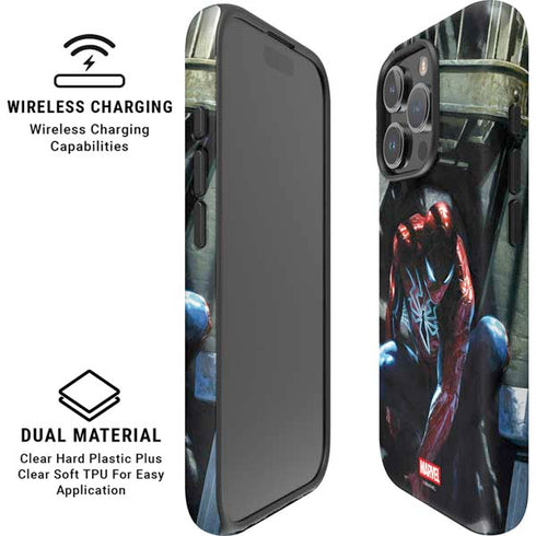 Marvel Spiderman New Suit Spiderman iPhone 16 Pro Max Magsafe Impact Case
