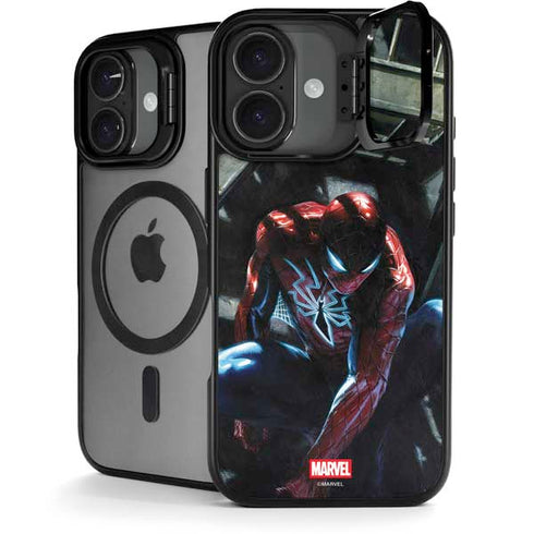 Marvel Spiderman New Suit Spiderman iPhone 17 Kickstand Case