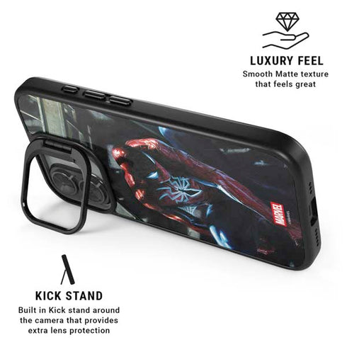 Marvel Spiderman New Suit Spiderman iPhone 17 Kickstand Case