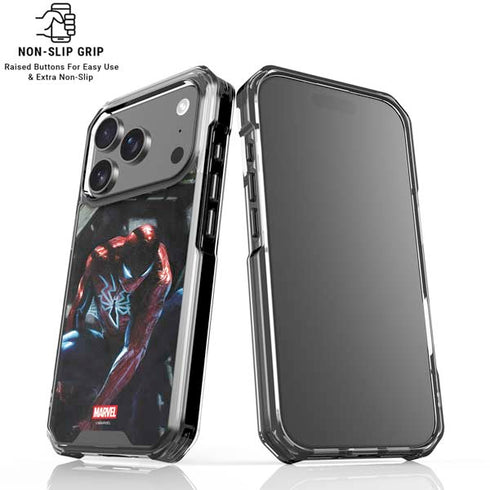 Marvel Spiderman New Suit Spiderman iPhone 17 Pro Clear Case