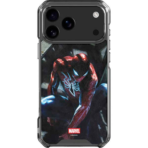 Marvel Spiderman New Suit Spiderman iPhone 17 Pro Max Clear Case