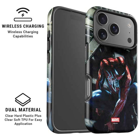 Marvel Spiderman New Suit Spiderman iPhone 17 Pro Max Magsafe Impact Case
