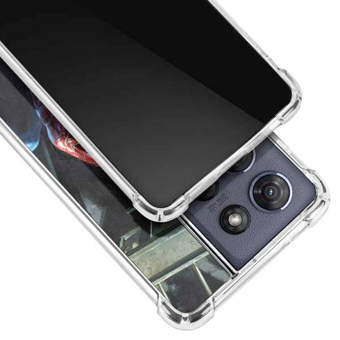 Marvel Spiderman New Suit Spiderman Moto G 5G (2025) Clear Case