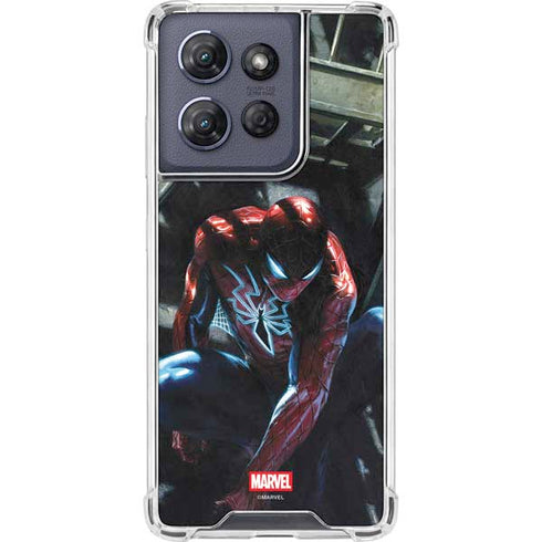 Marvel Spiderman New Suit Spiderman Moto G Power 5G (2025) Clear Case