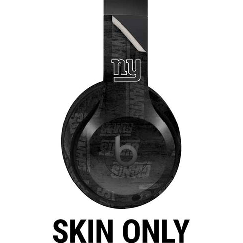 NFL New York Giants Black & White Beats Studio Pro Wireless Headphones Skin