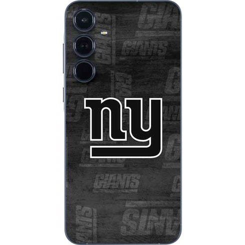 NFL New York Giants Black & White Galaxy A36 5G Skin