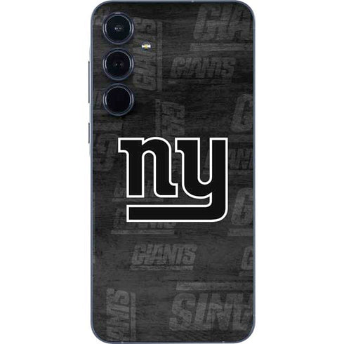 NFL New York Giants Black & White Galaxy A55 5G Skin