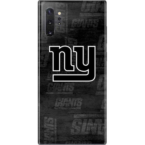 NFL New York Giants Black & White Galaxy Note 10 Plus Skin