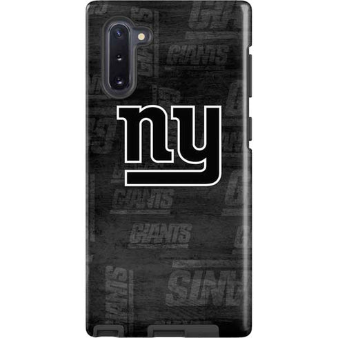 NFL New York Giants Black & White Galaxy Cases