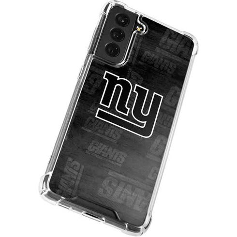 NFL New York Giants Black & White Galaxy S22 Clear Case