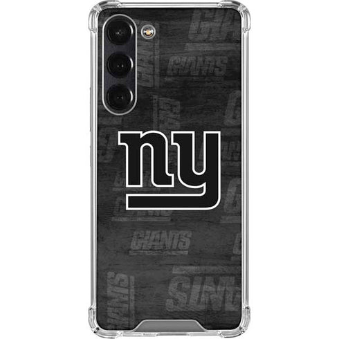 NFL New York Giants Black & White Galaxy S24 FE Clear Case