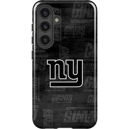 NFL New York Giants Black & White Galaxy S25 Impact Case