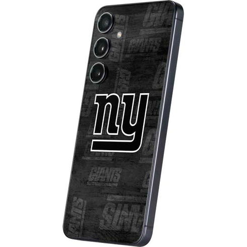 NFL New York Giants Black & White Galaxy S25 Plus Skin