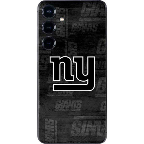 NFL New York Giants Black & White Galaxy S24 Skin