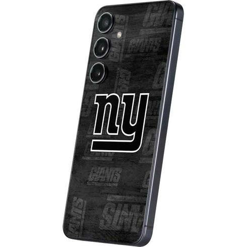 NFL New York Giants Black & White Galaxy S25 Skin