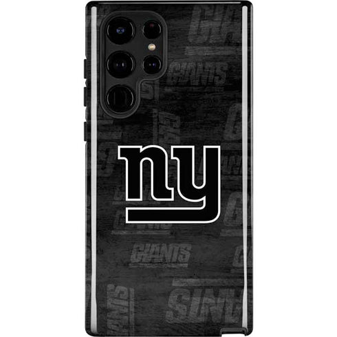 NFL New York Giants Black & White Galaxy Cases