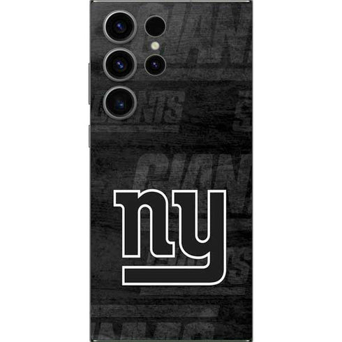 NFL New York Giants Black & White Galaxy S24 Ultra Skin
