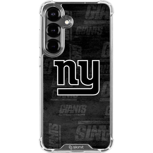 NFL New York Giants Black & White Galaxy S26 Clear Case
