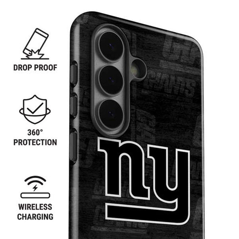 NFL New York Giants Black & White Galaxy S26 Impact Case
