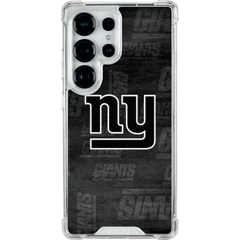 NFL New York Giants Black & White Galaxy S26 Ultra Clear Case
