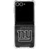 NFL New York Giants Black & White Galaxy Z Flip7 Clear Case