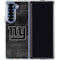 NFL New York Giants Black & White Galaxy Z Fold6 Clear Case