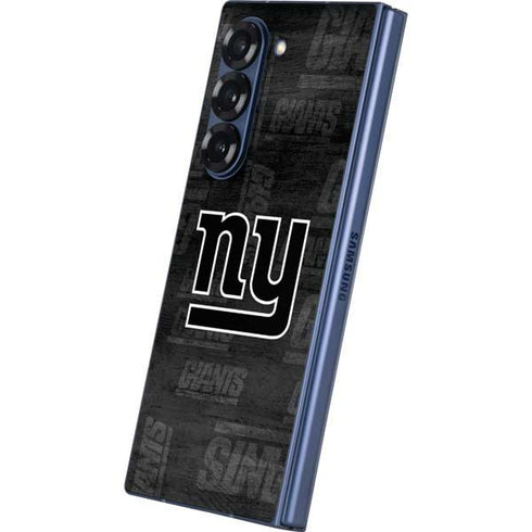 NFL New York Giants Black & White Galaxy Z Fold6 Skin