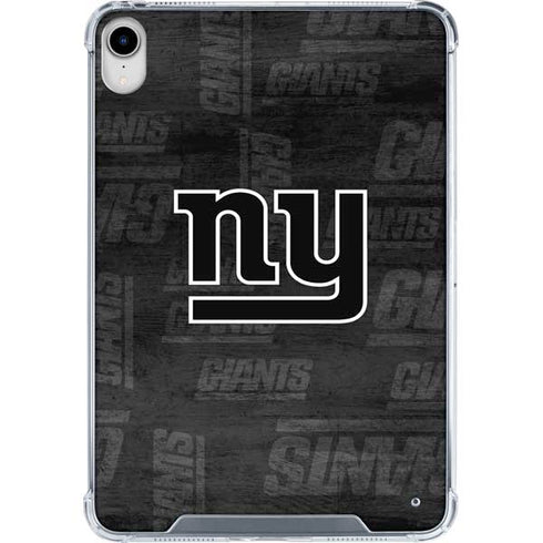 NFL New York Giants Black & White iPad 11th Gen (2025) Clear Case