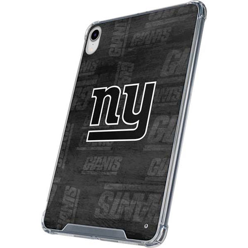 NFL New York Giants Black & White iPad 11th Gen (2025) Clear Case