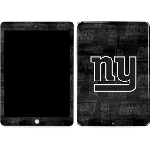 NFL New York Giants Black & White Apple iPad Skin