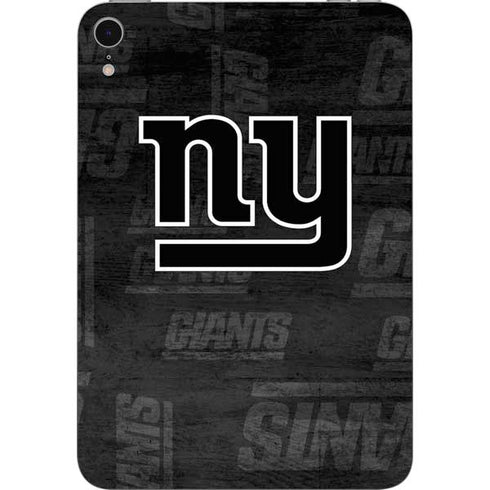 NFL New York Giants Black & White Apple iPad Mini Skin