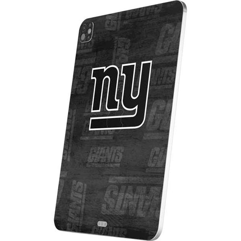 NFL New York Giants Black & White iPad Pro 13in M4 (2024) Skin