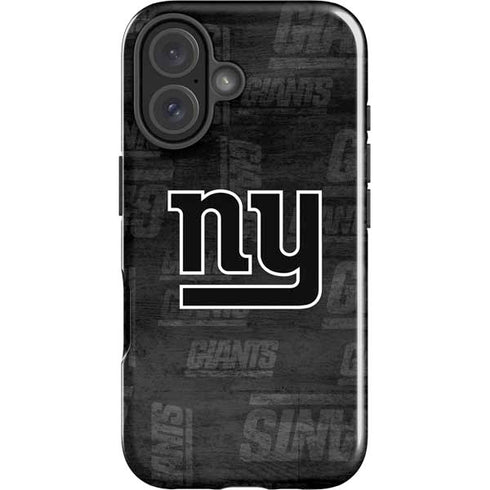 NFL New York Giants Black & White iPhone 16 Impact Case
