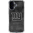 NFL New York Giants Black & White iPhone 16 Plus Clear Case