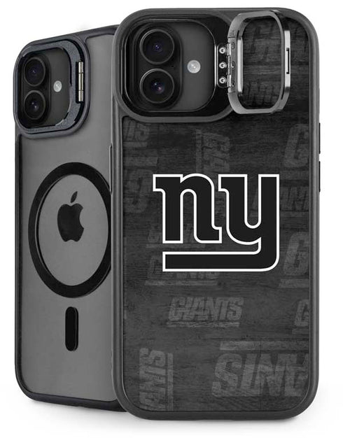 NFL New York Giants Black & White iPhone 16 Plus Kickstand Case