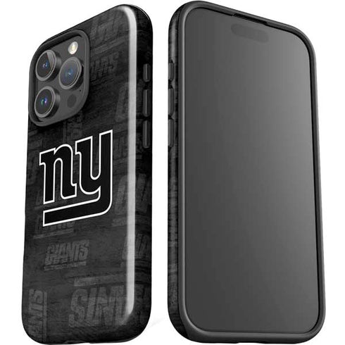 NFL New York Giants Black & White iPhone 16 Pro Impact Case
