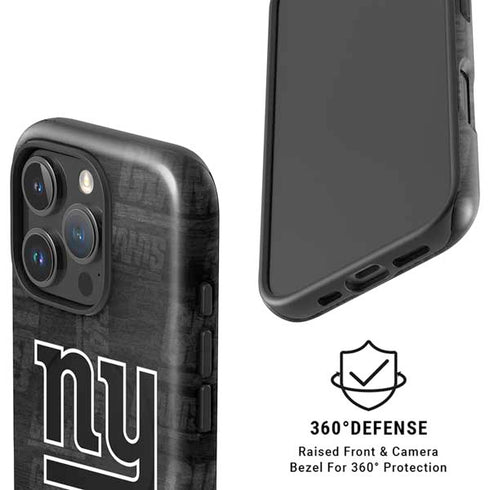 NFL New York Giants Black & White iPhone 16 Pro Max Magsafe Impact Case