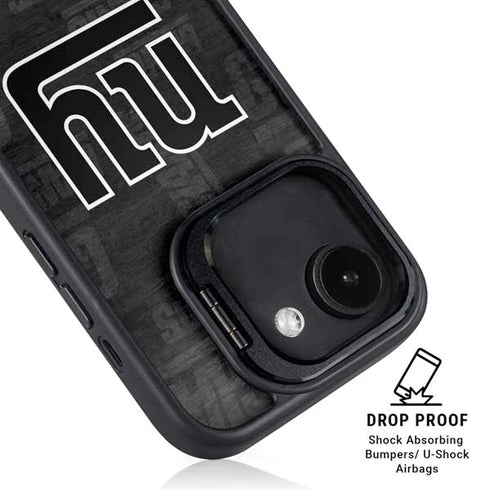 NFL New York Giants Black & White iPhone 16e Kickstand Case