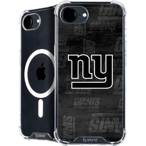 NFL New York Giants Black & White iPhone 16e MagSafe Case