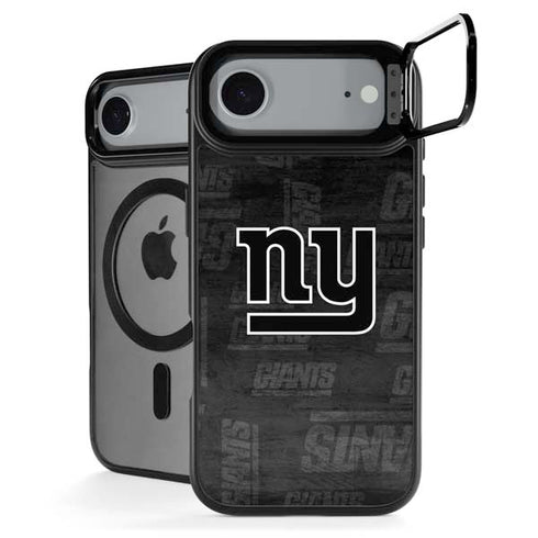 NFL New York Giants Black & White iPhone 17 Air Kickstand Case