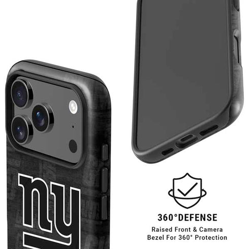 NFL New York Giants Black & White iPhone 17 Pro Magsafe Impact Case