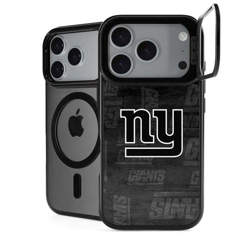 NFL New York Giants Black & White iPhone 17 Pro Max Kickstand Case