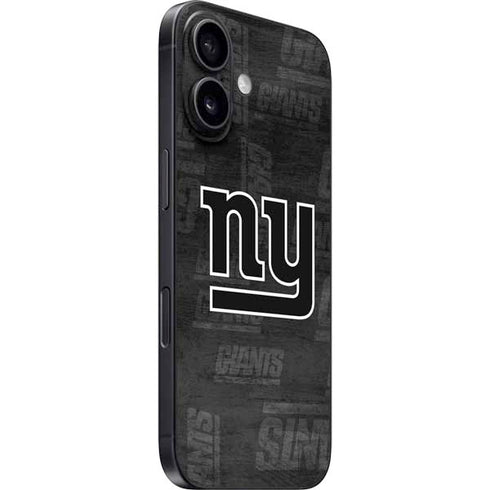 NFL New York Giants Black & White iPhone 17 Skin