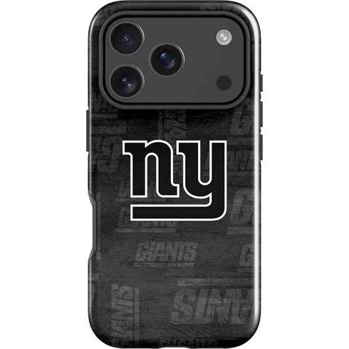 NFL New York Giants Black & White iPhone 18 Pro Impact Case