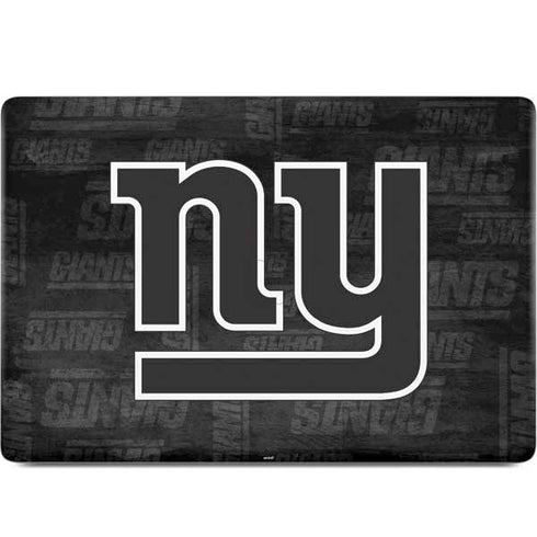NFL New York Giants Black & White MacBook Skins