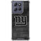 NFL New York Giants Black & White Moto G 5G (2025) Clear Case