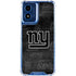 NFL New York Giants Black & White Moto G 5G (2024) Clear Case