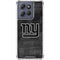 NFL New York Giants Black & White Moto G Play 5G (2025) Clear Case