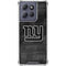 NFL New York Giants Black & White Moto G Play 5G (2025) Clear Case